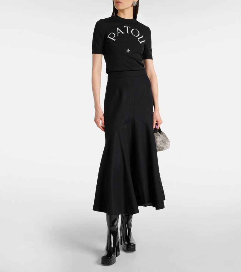 PATOU mermaid 미디 스커트 outlook
