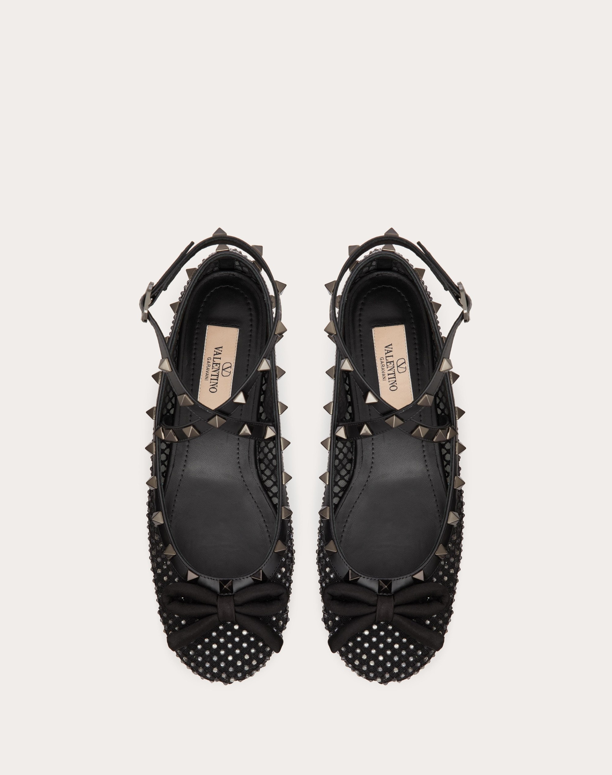 ROCKSTUD MESH BALLERINA WITH CRYSTALS AND MATCHING STUDS - 4