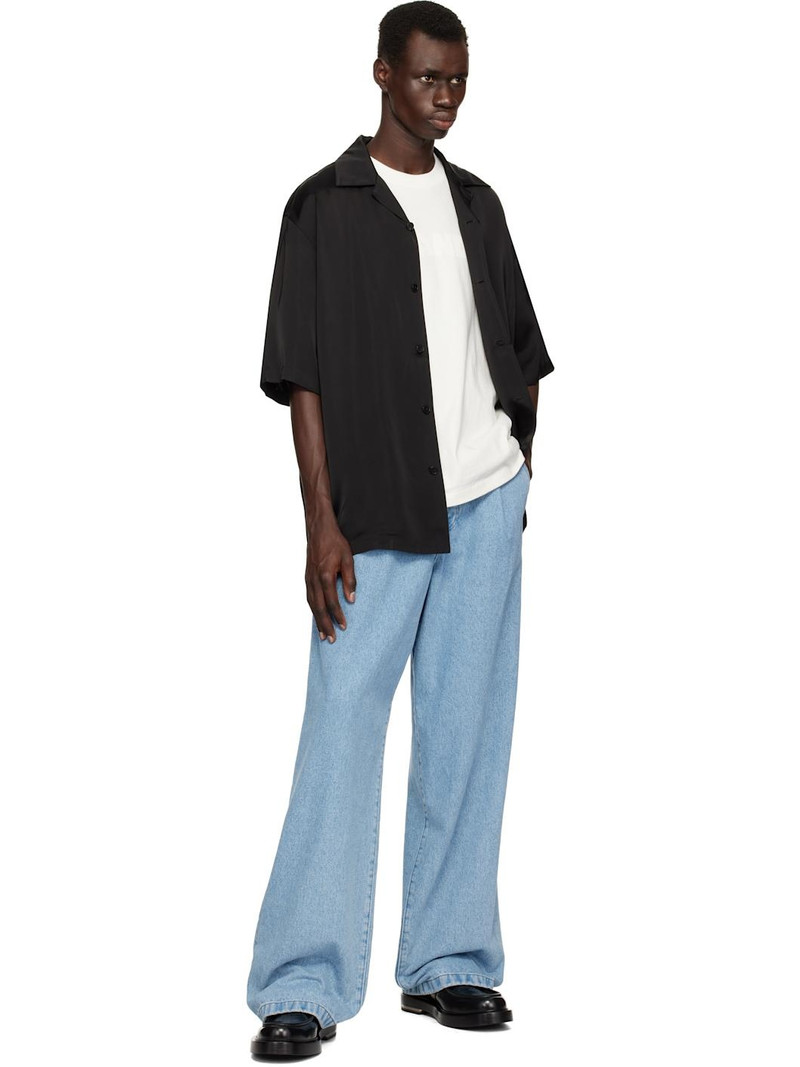 Jil Sander Black Satin Shirt outlook