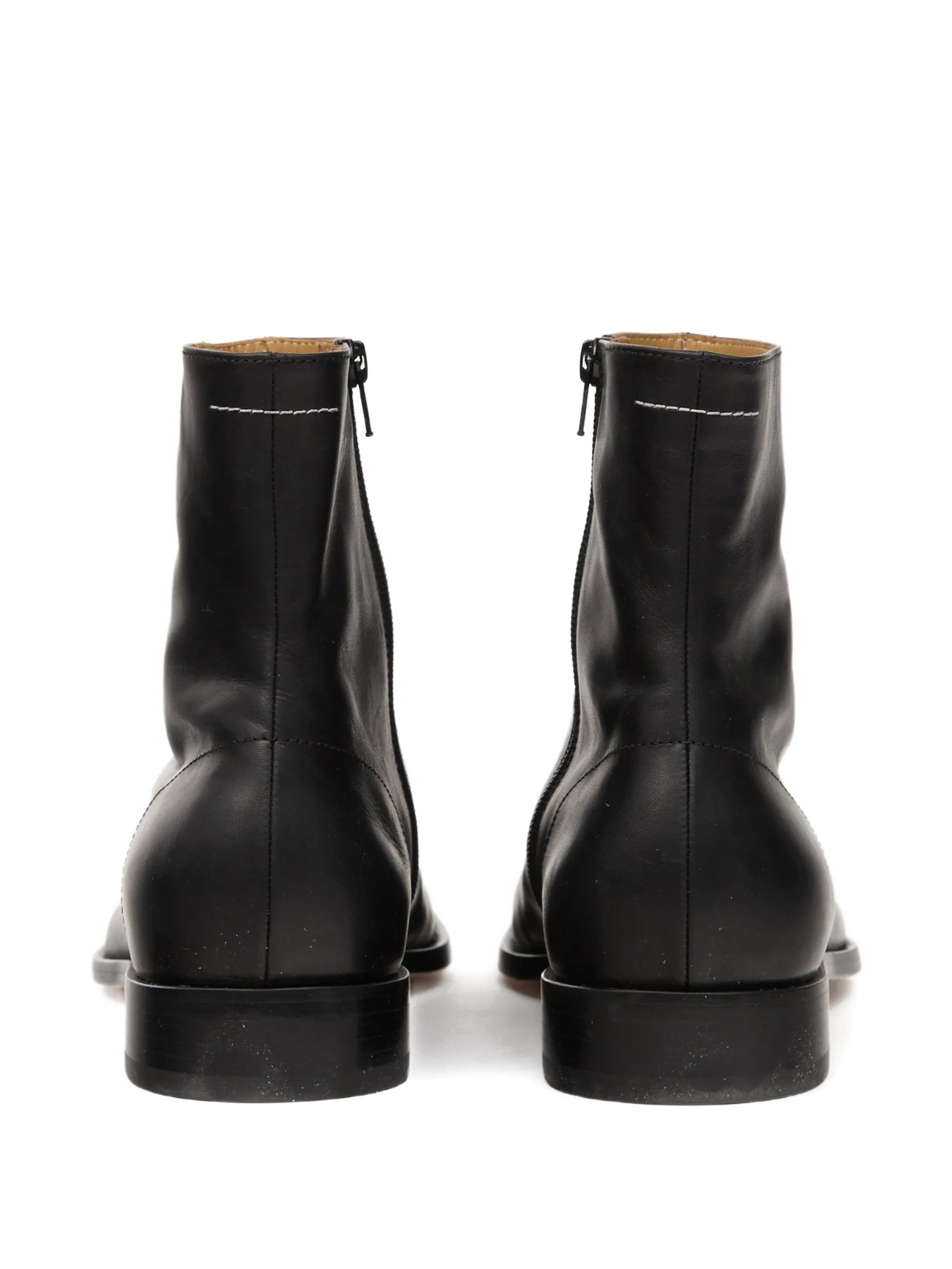 Mm6 Maison Margiela Leather Ankle Boots - 2