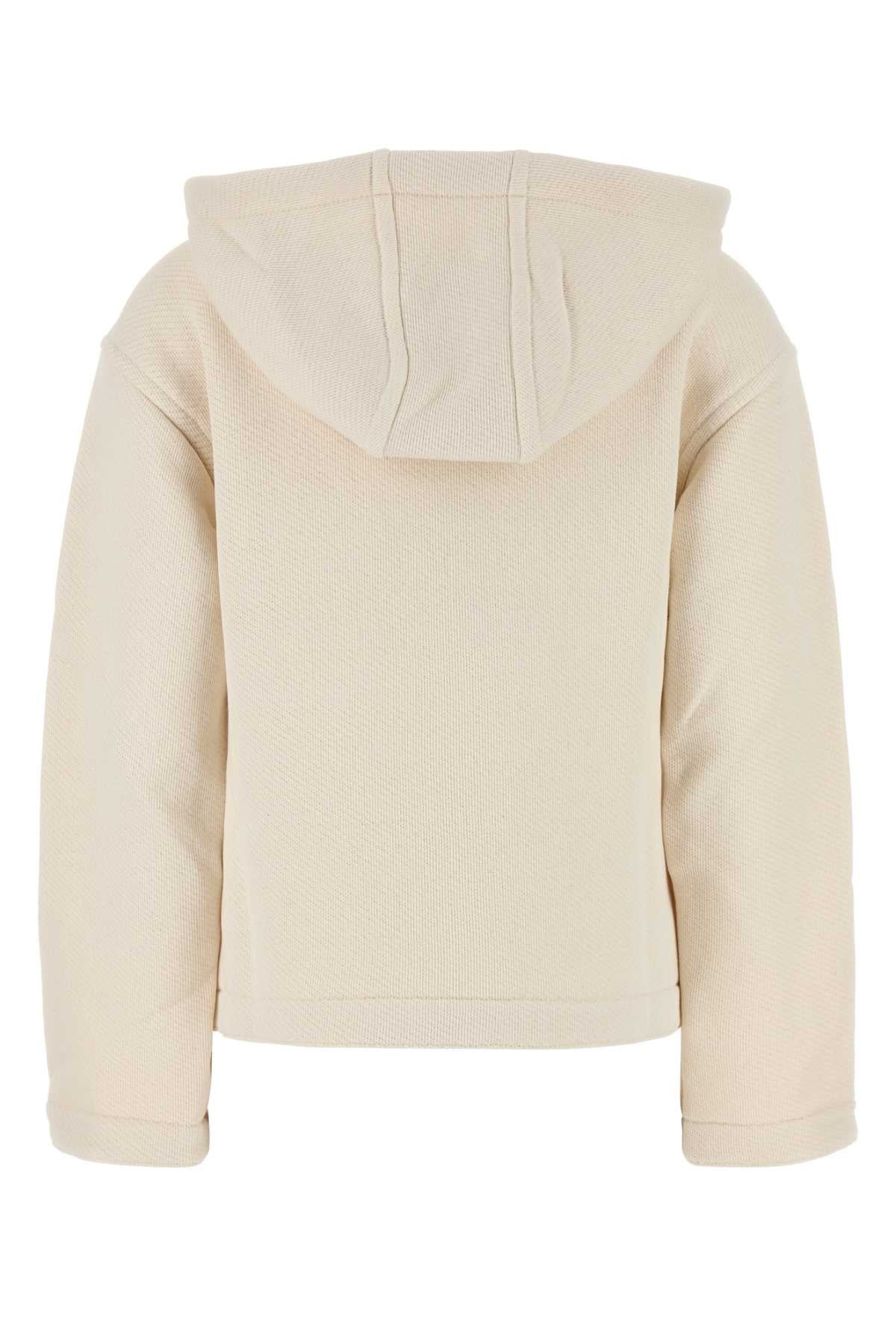Max Mara Women Ivory Cotton Blend Gary Sweatshirt - 2