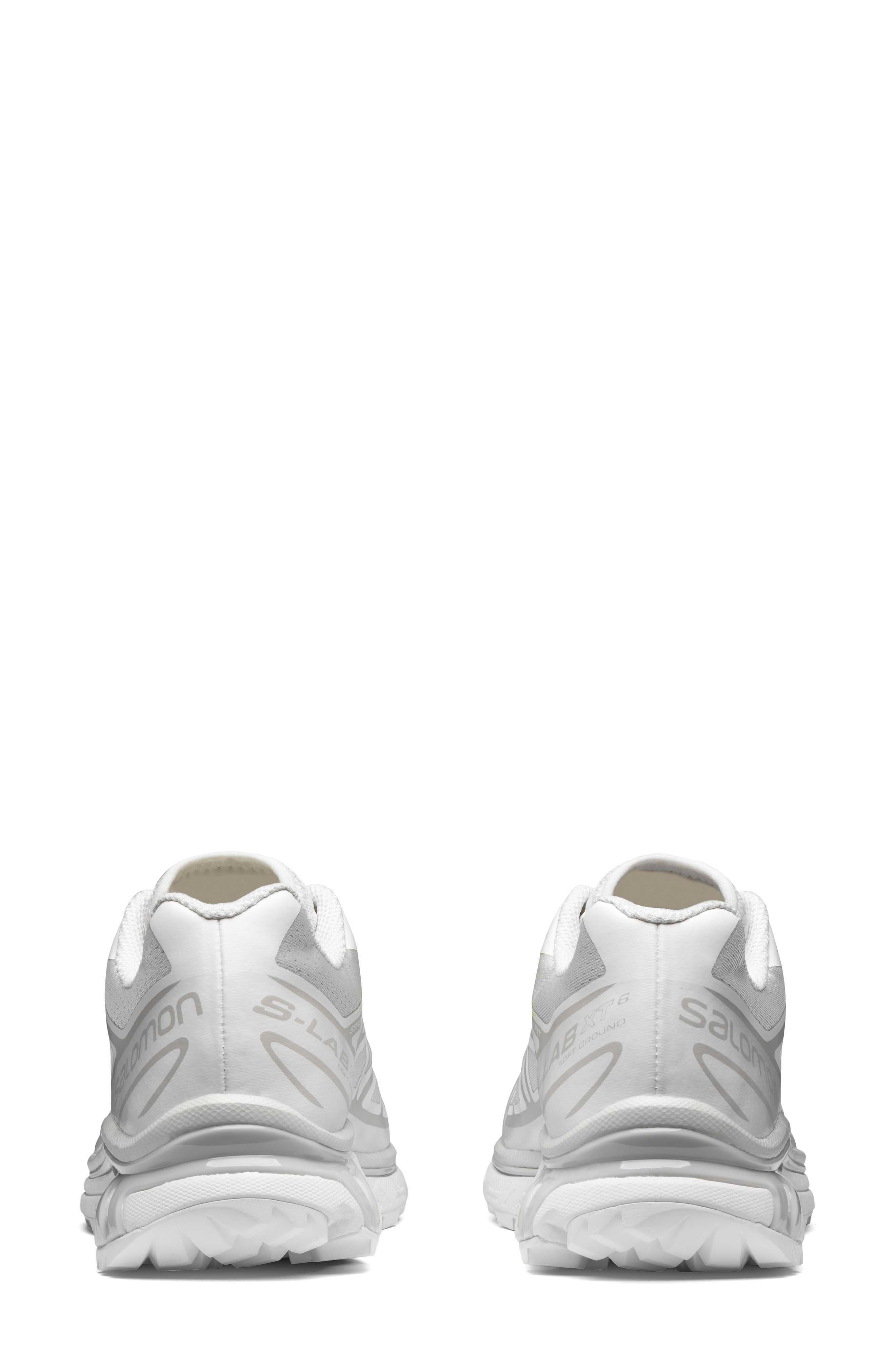 Salomon Gender Inclusive XT-6 Sneaker in White/White/Lunar Rock at Nordstrom - 7
