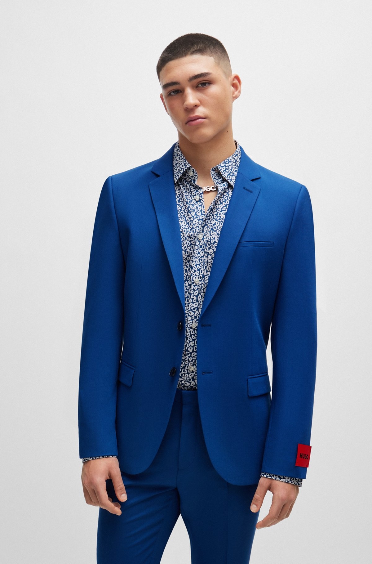 EXTRA-SLIM-FIT JACKET IN PERFORMANCE-STRETCH CLOTH - 2