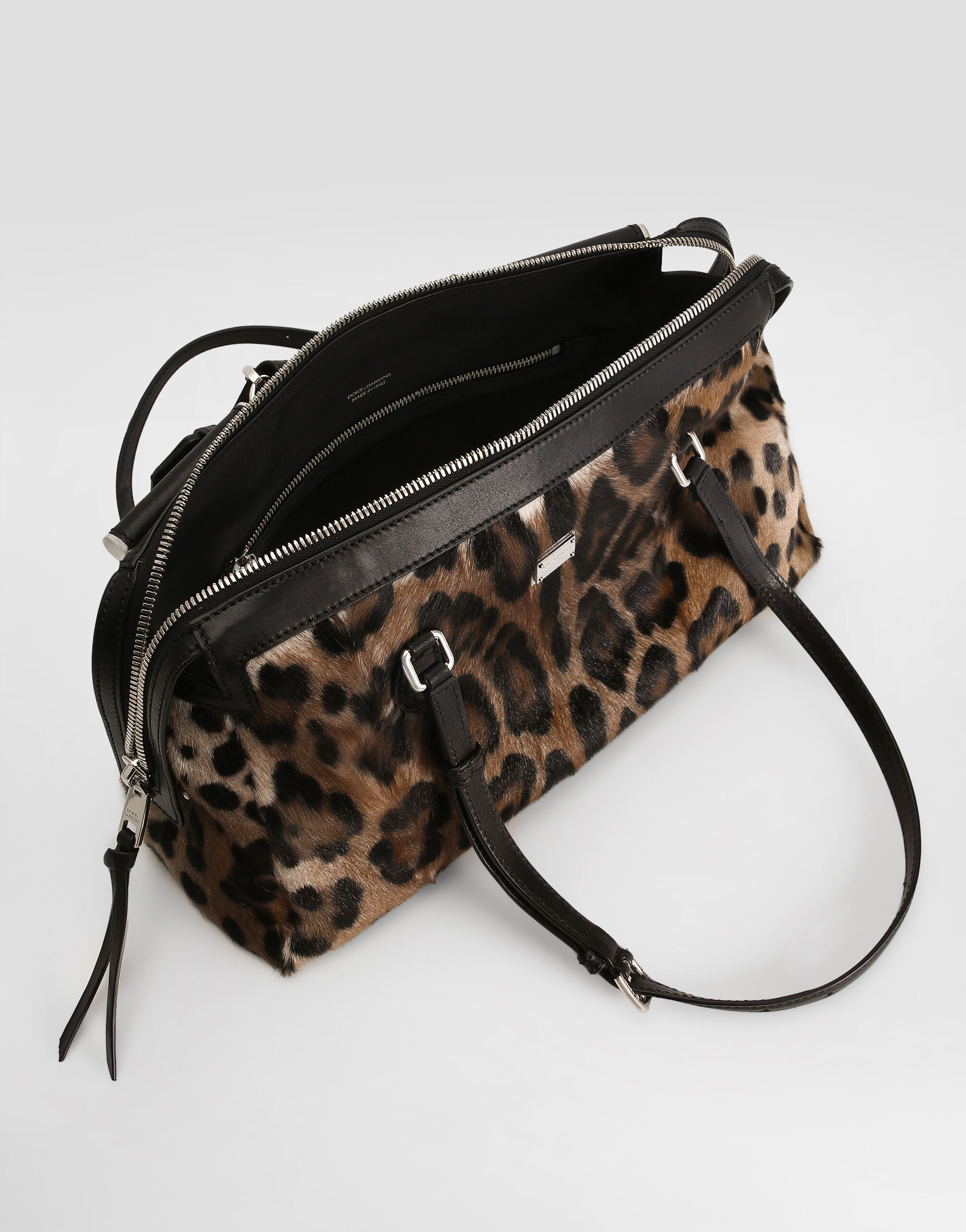 Leo-print Vittoria bag - 6