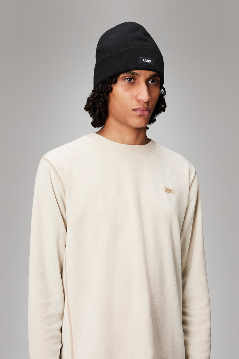 RAINS Ribbed Fleece Beanie outlook