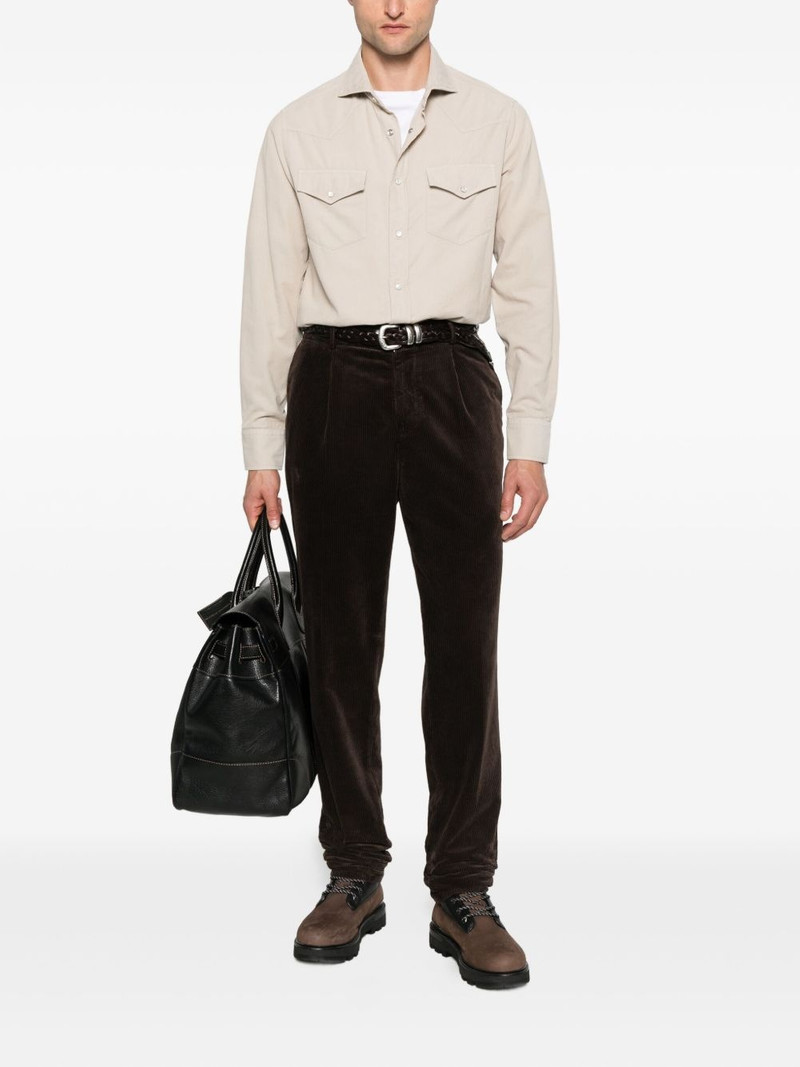Brunello Cucinelli double-pocket cotton shirt outlook
