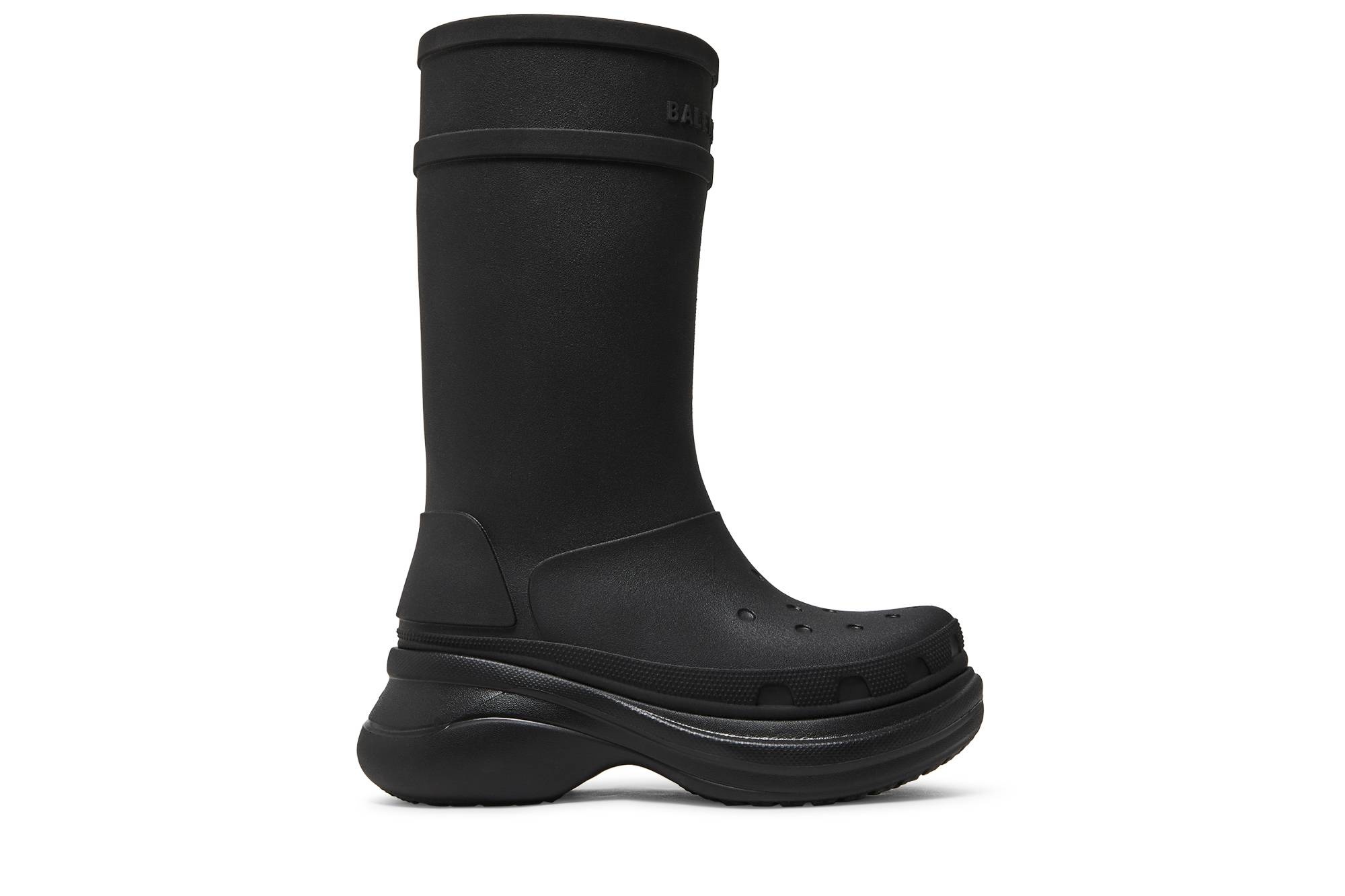 Crocs x Balenciaga Clog Boot 2.0 'Black' - 1