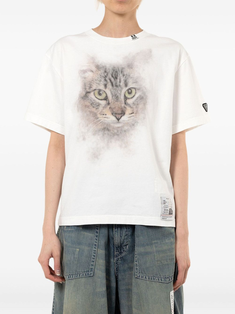 Maison MIHARAYASUHIRO cat-print T-shirt outlook