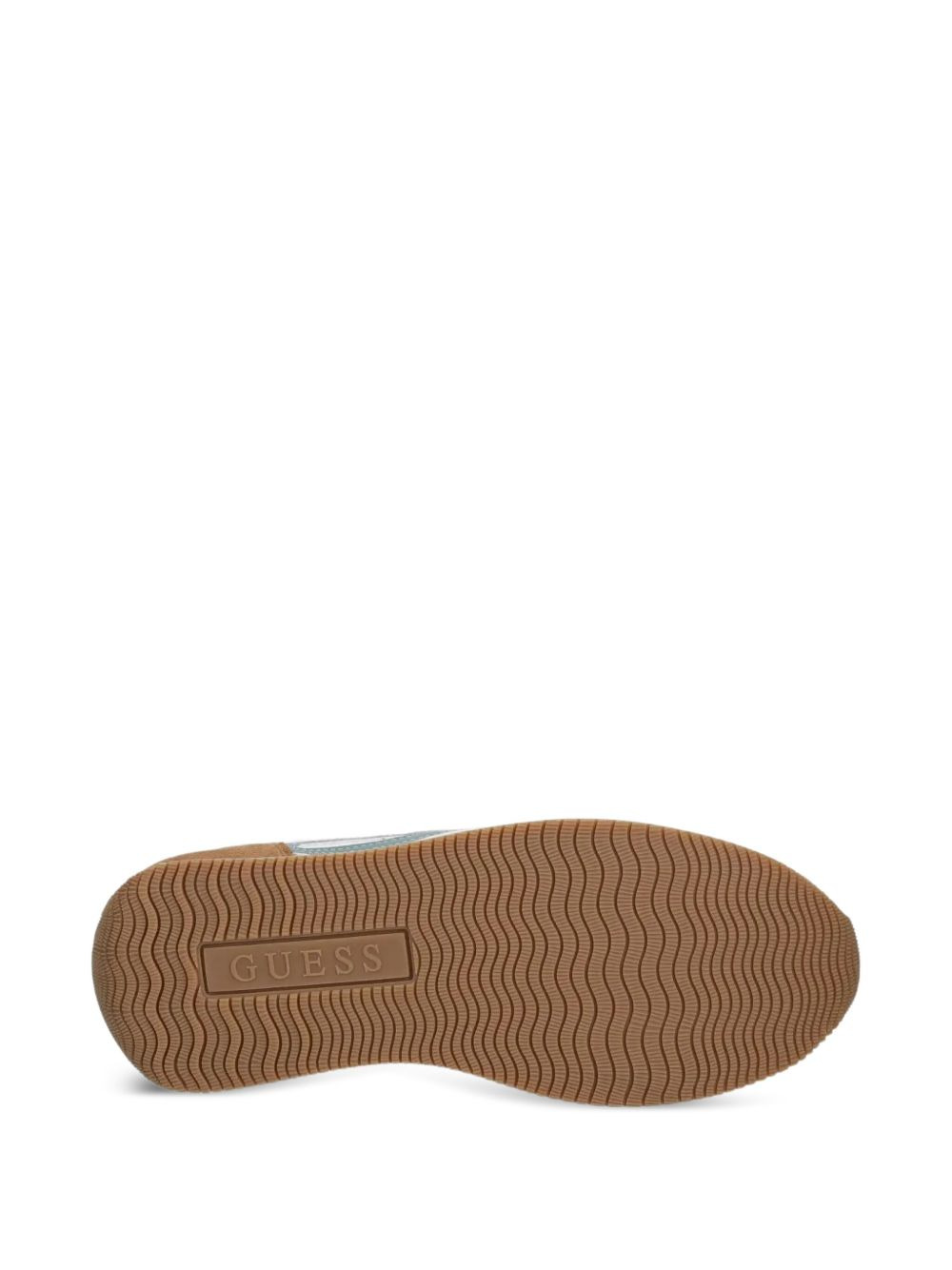 Skroll suede-panelled lace-up sneakers - 5