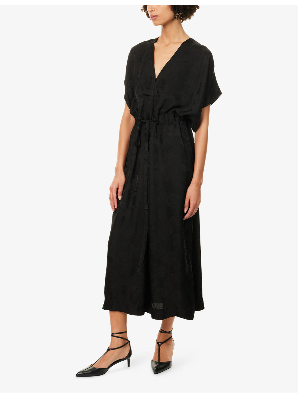 Acre Relaxed-Fit Woven Midi Dress - 3