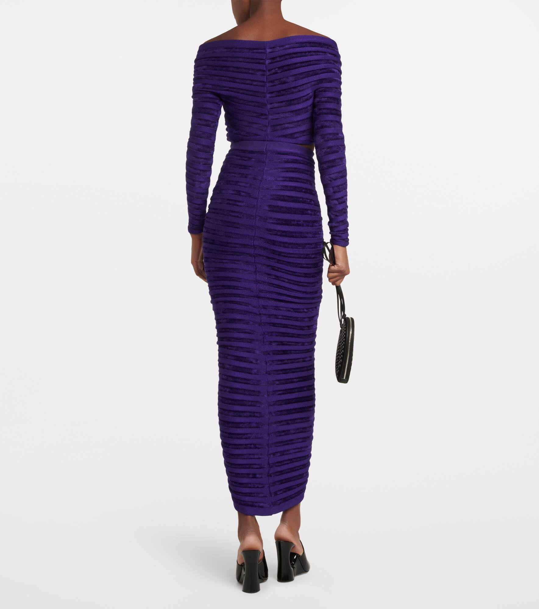 Ruched maxi skirt - 3