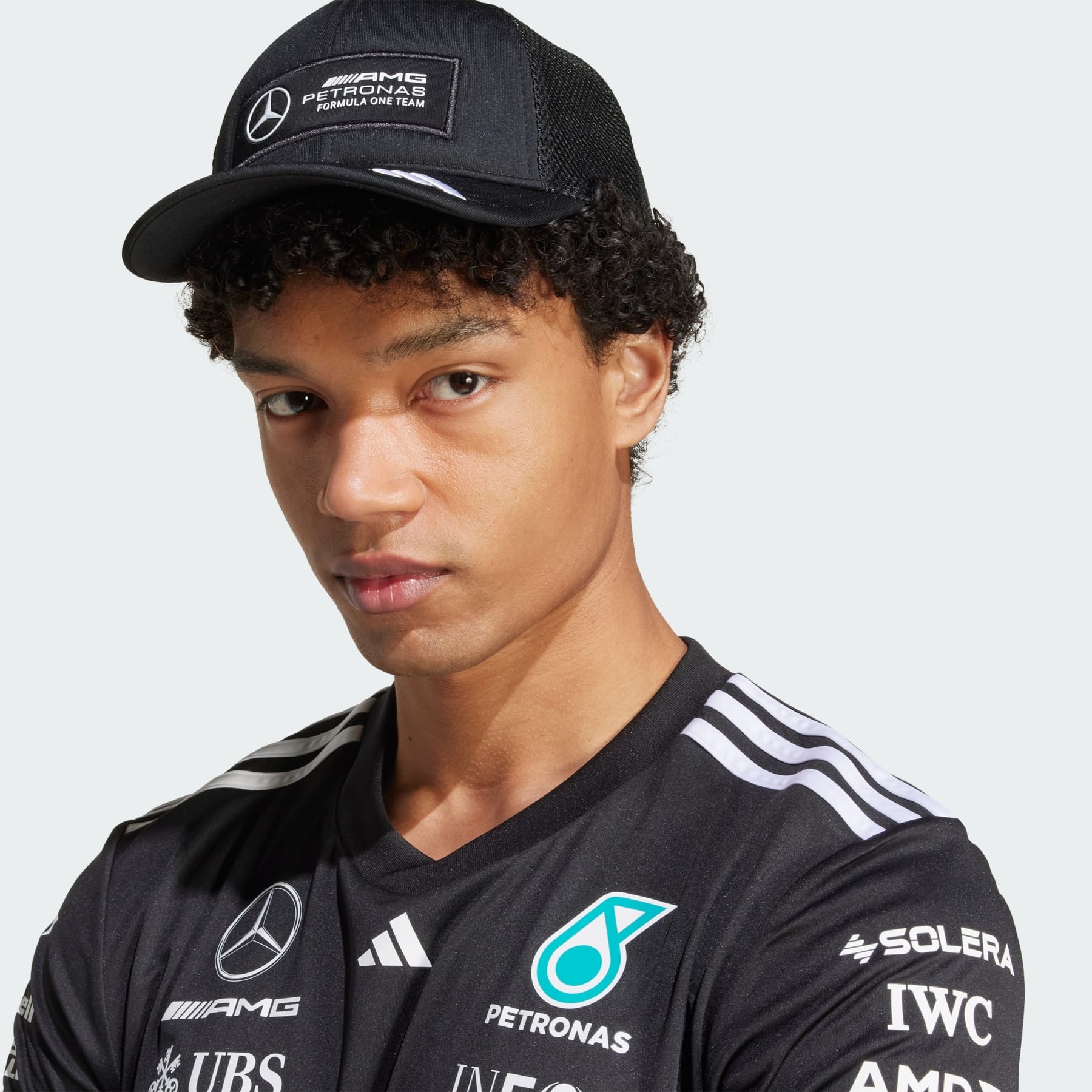 MERCEDES - AMG PETRONAS FORMULA ONE TEAM SNAPBACK LOGO TRUCKER CAP - 3