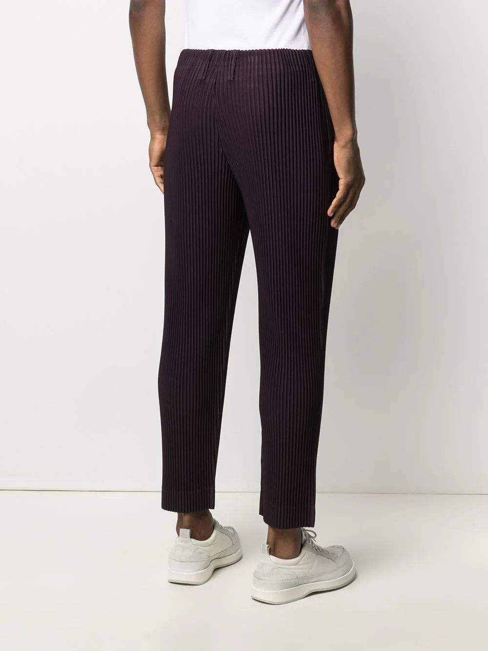 ribbed cropped trousers - 4