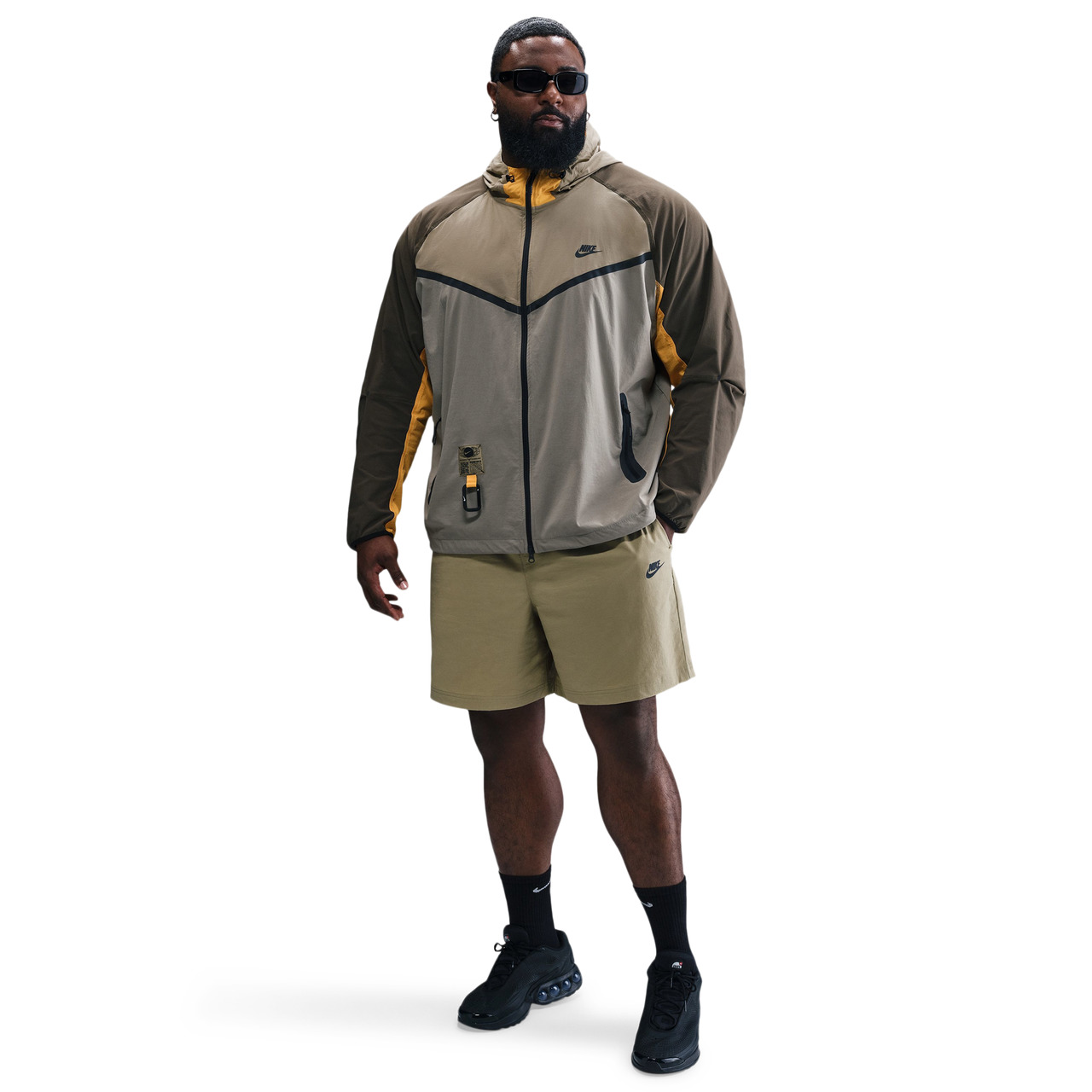 Nike Mens Nike Tech Woven Full Zip Trek Jacket - 1