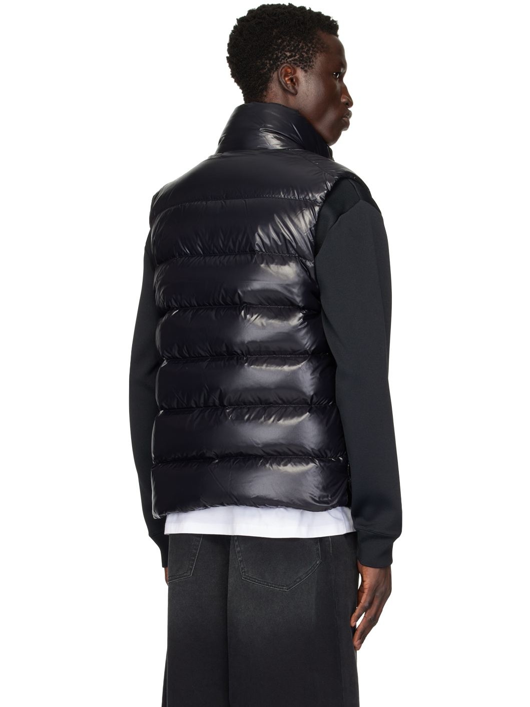 Black Tibb Down Vest - 3
