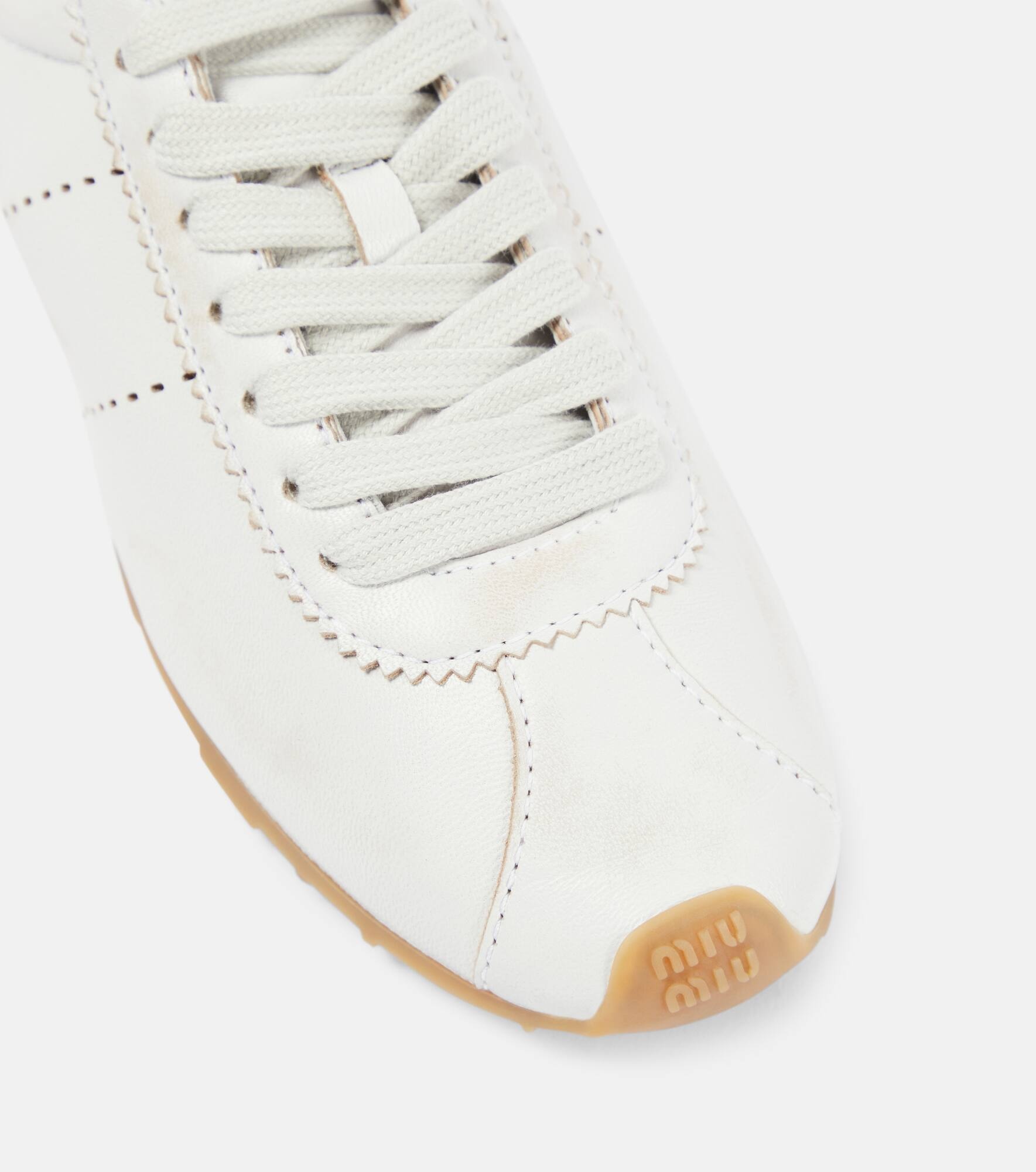 Leather sneakers - 6