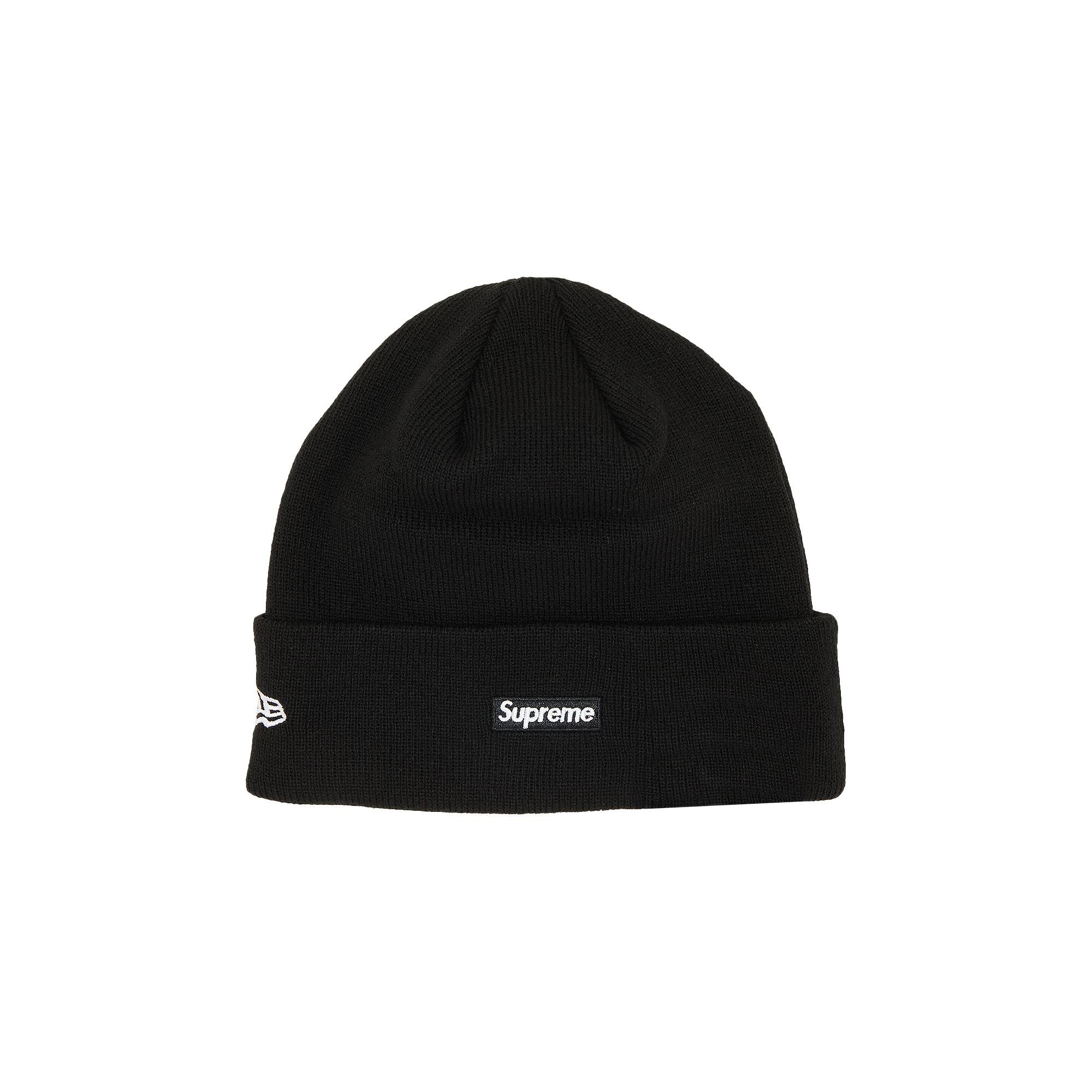 Supreme x New Era Varsity Beanie 'Black' - 2