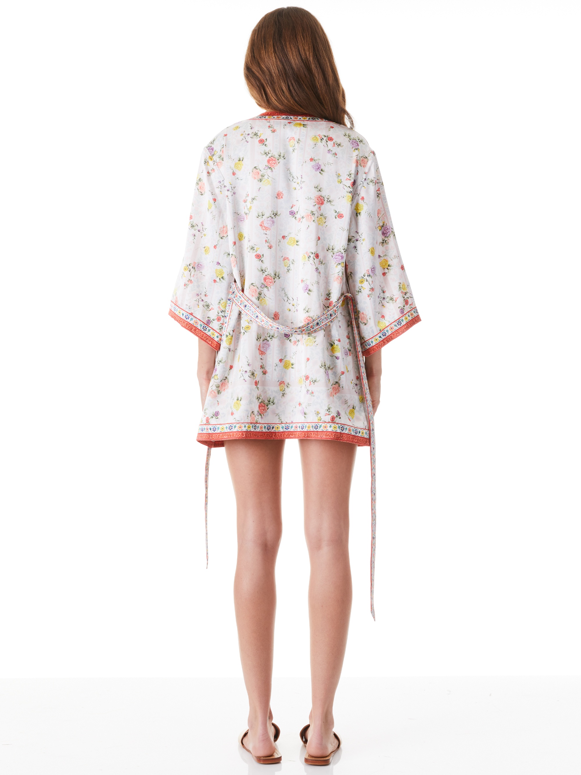 DOMINO REVERSIBLE MINI KIMONO WITH BELT - 5