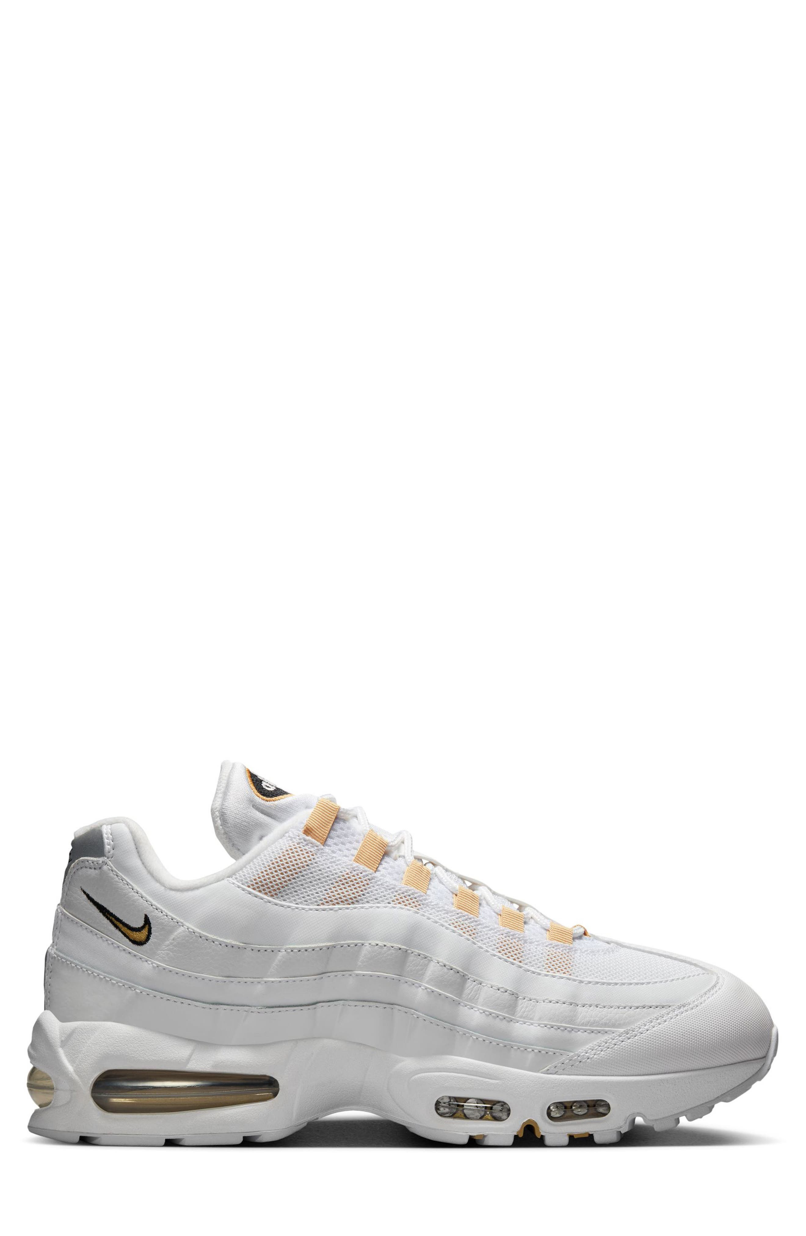Nike Air Max 95 Sneaker in White/Gold/Black/Pearl Grey at Nordstrom - 2