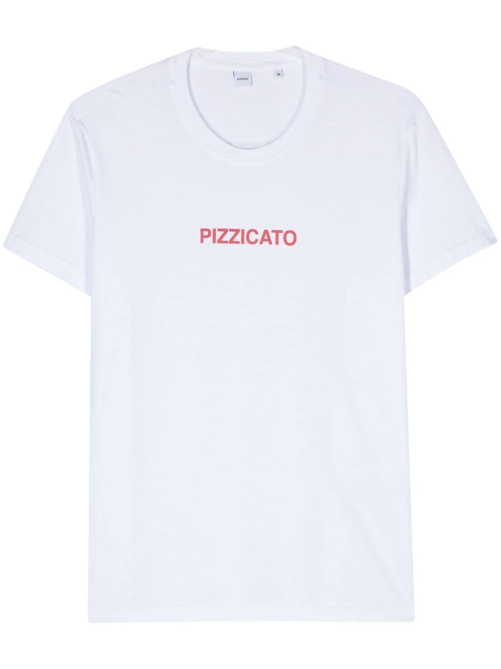 Pizzicato-stamp T-shirt - 1