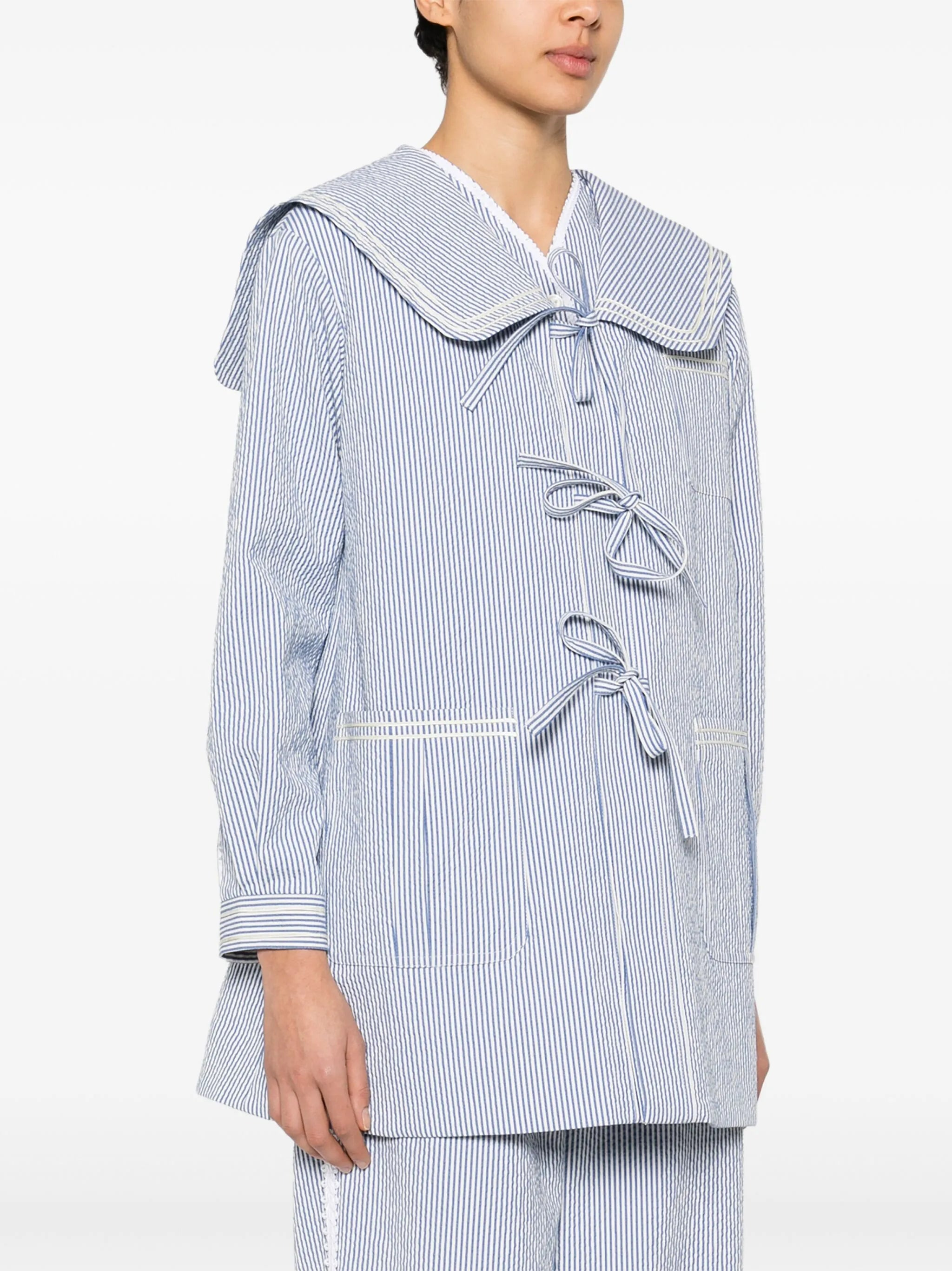 Club Stripe sailor coat - 3