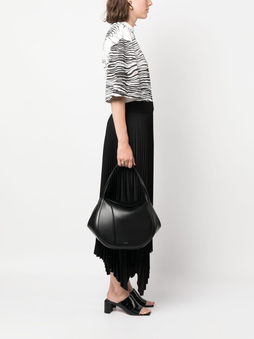 Lin leather tote bag - 4