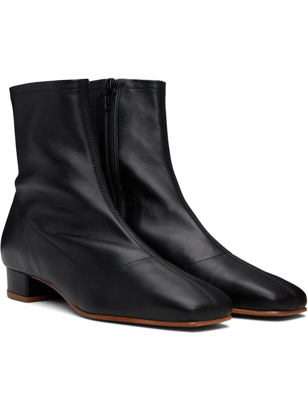 Black Este Ankle Boots - 4