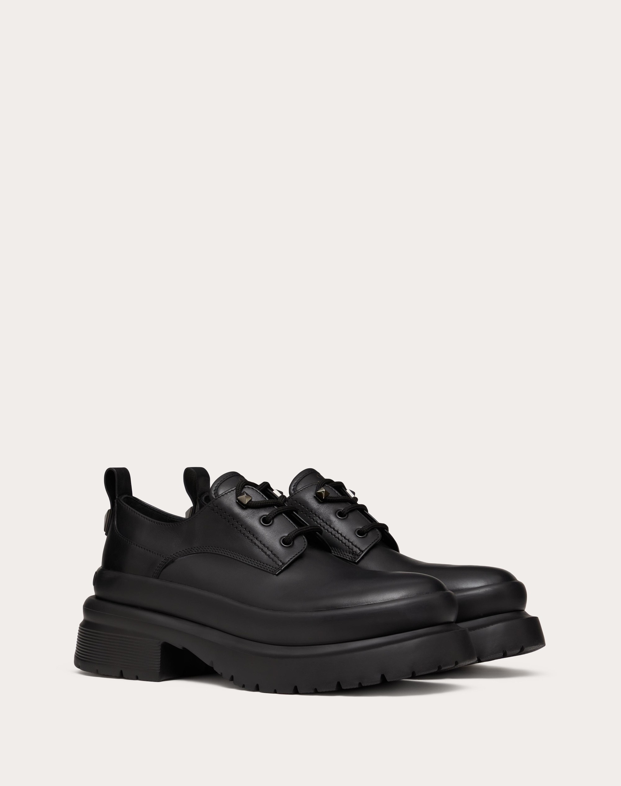 ROMAN STUD CALFSKIN DERBY - 2