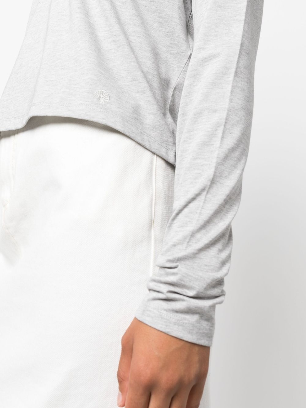 long-sleeve cotton T-shirt - 5