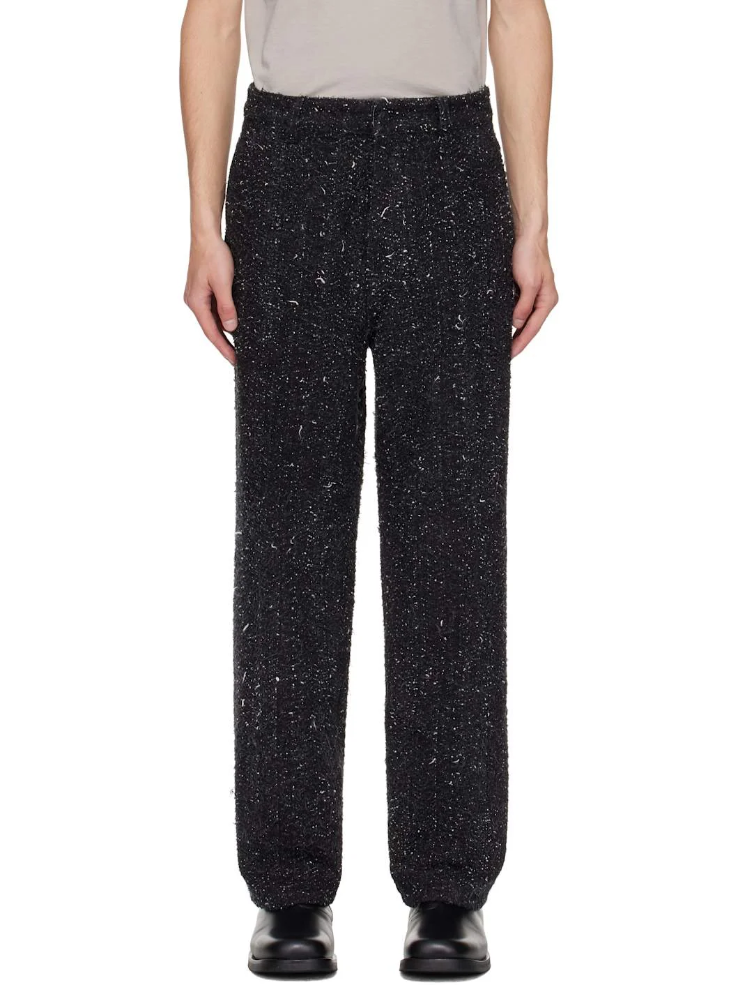 Black Towel Jeans - 1