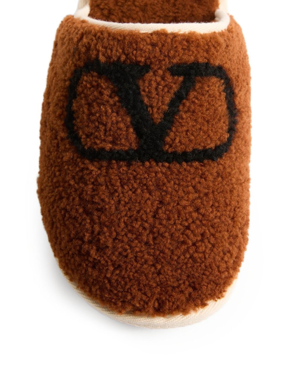 VLogo signature wool slides - 5