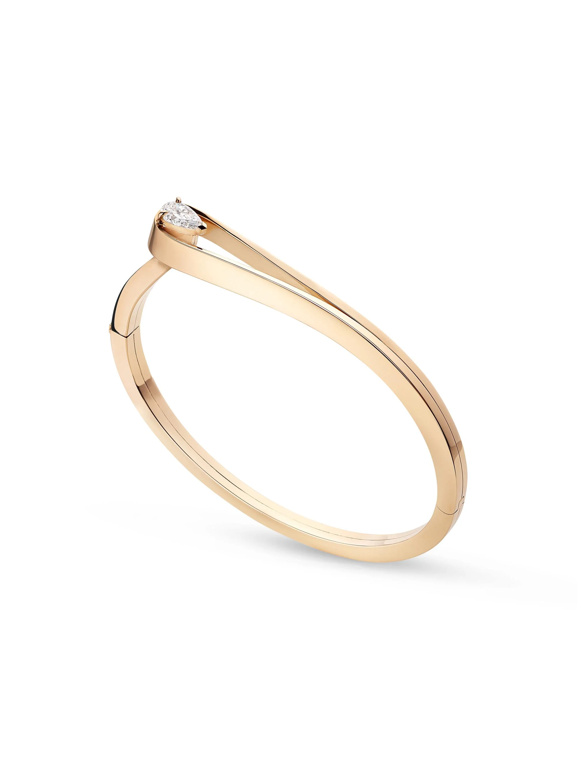 Women's Serti Inversé 18K Rose Gold & 0.50 TCW Diamond Bracelet - Pink Gold - 1