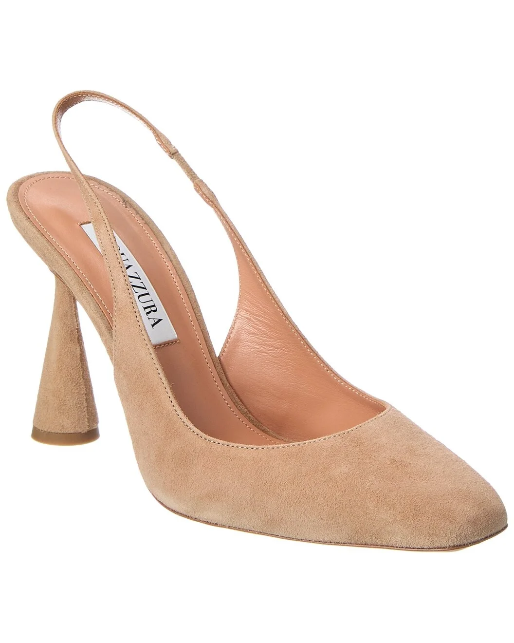 Aquazzura Amore 95 Suede Slingback Pump - 1
