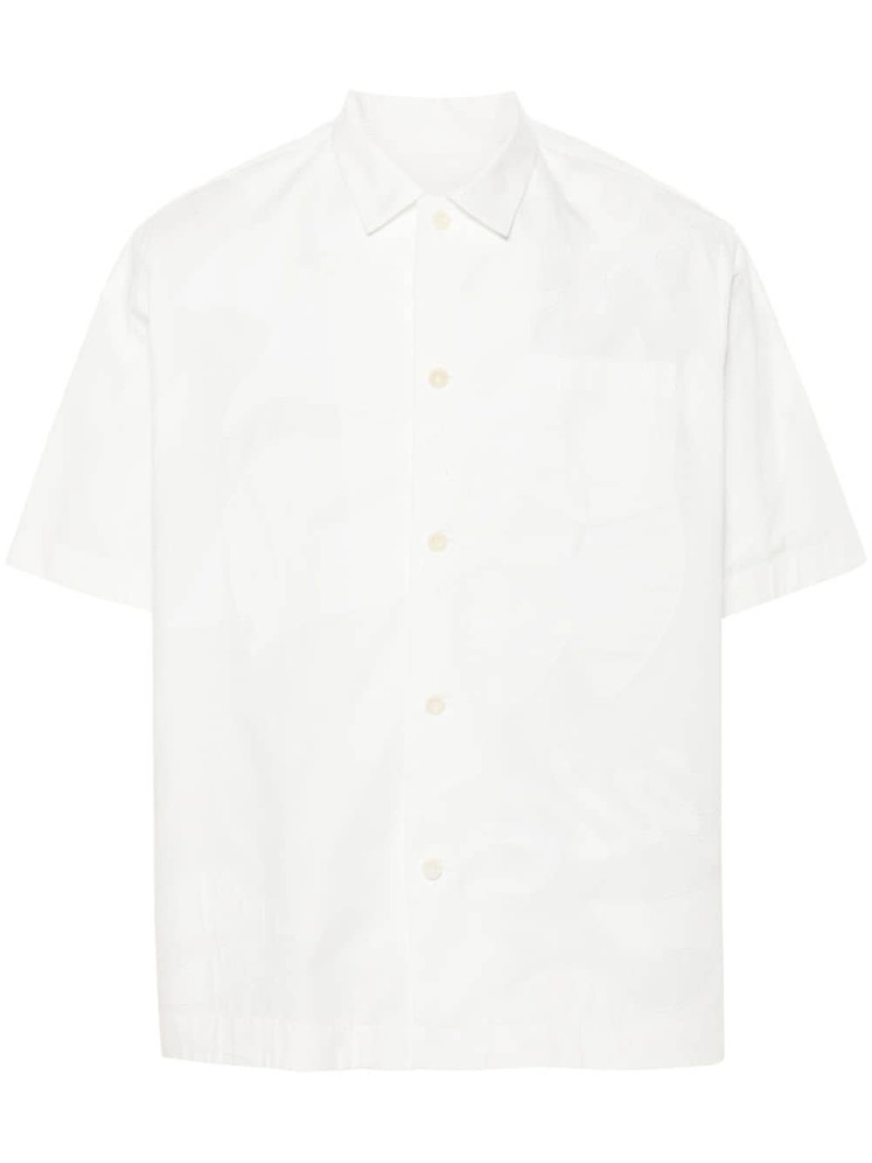 embroidered-design button-up shirt 1