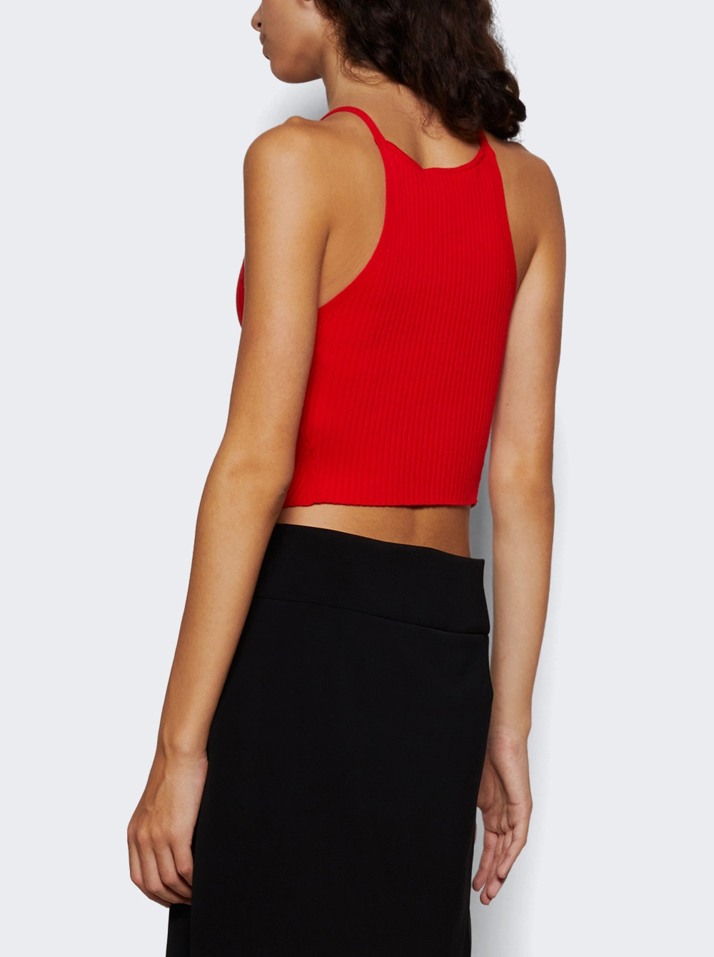 Circle Rib Knit Top Poppy - 4