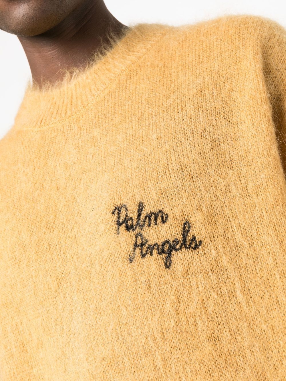 palm-motif crew-neck jumper - 5
