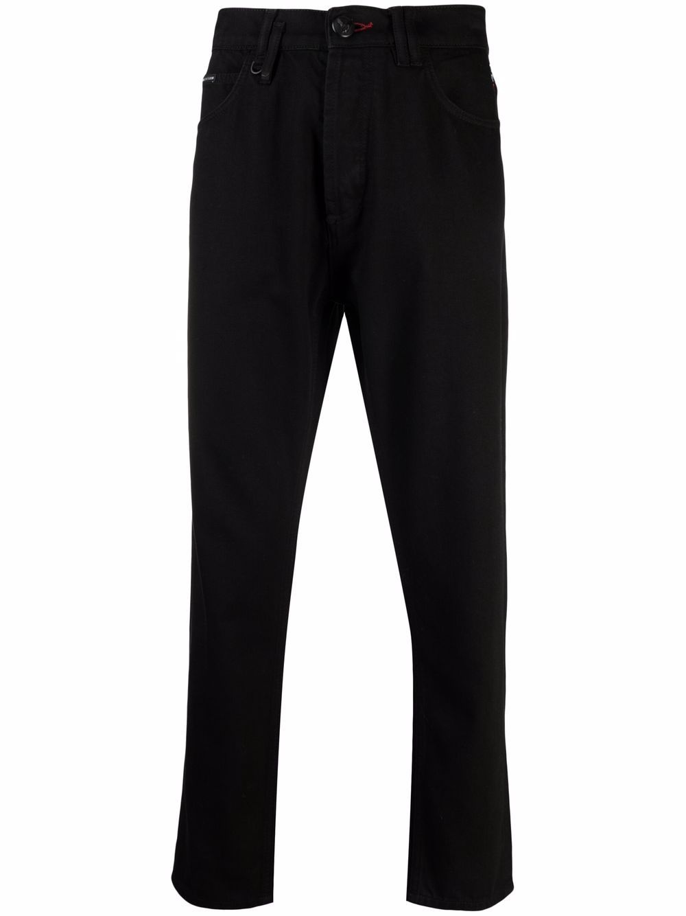 logo-patch detail trousers - 1