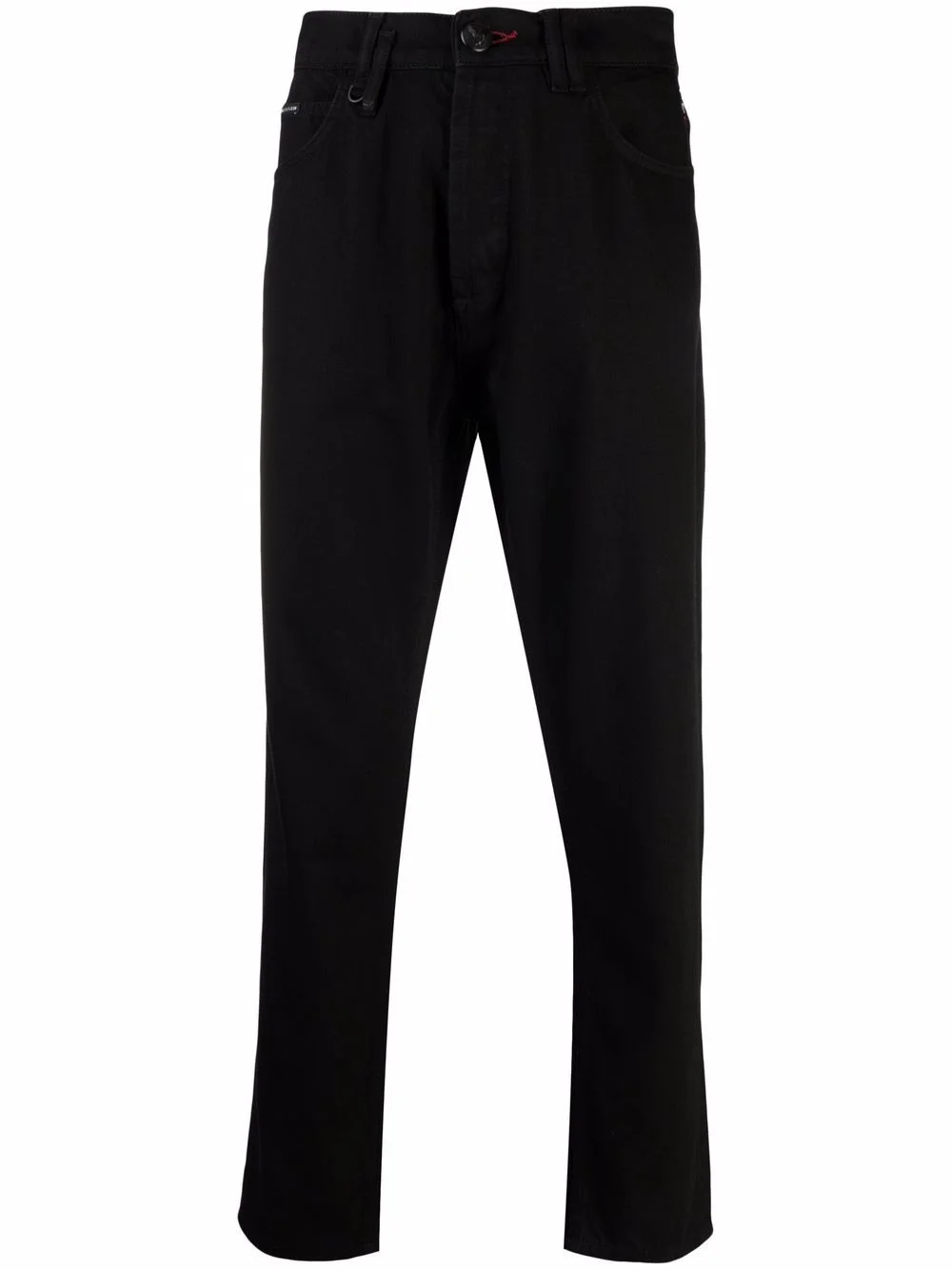 logo-patch detail trousers - 1