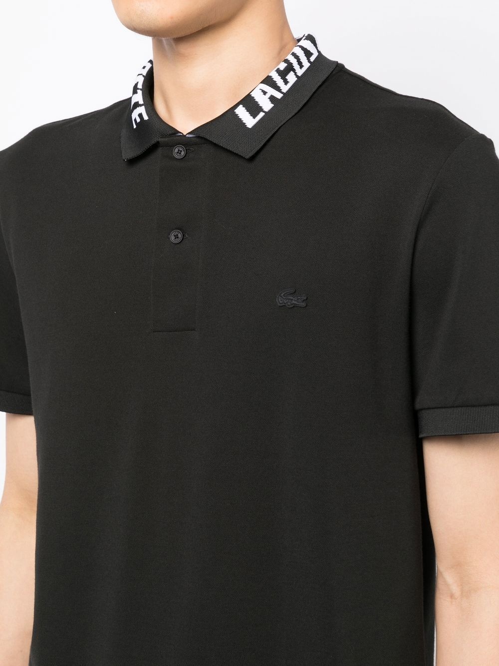 logo piqué polo shirt - 5