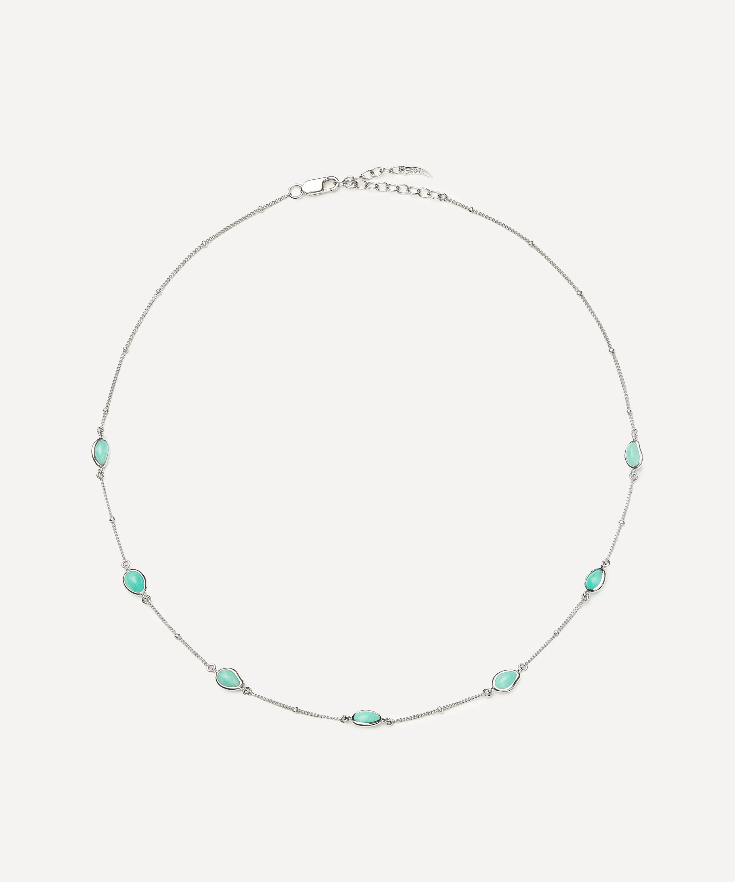 Magma Gemstone Charm Choker Necklace - 1