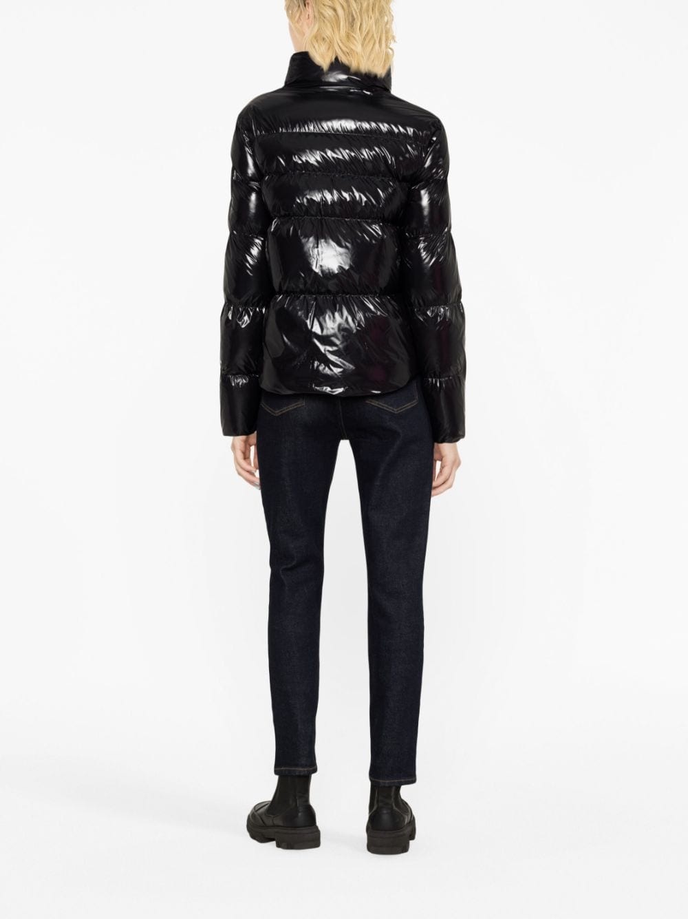 high-neck puffer jacket - 3