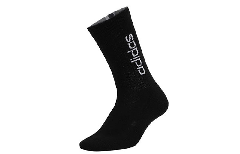 adidas neo Sports Outdoor High Top Mid Tops Socks Couple Style 3 Pairs 'Black Green White' GE1377 5