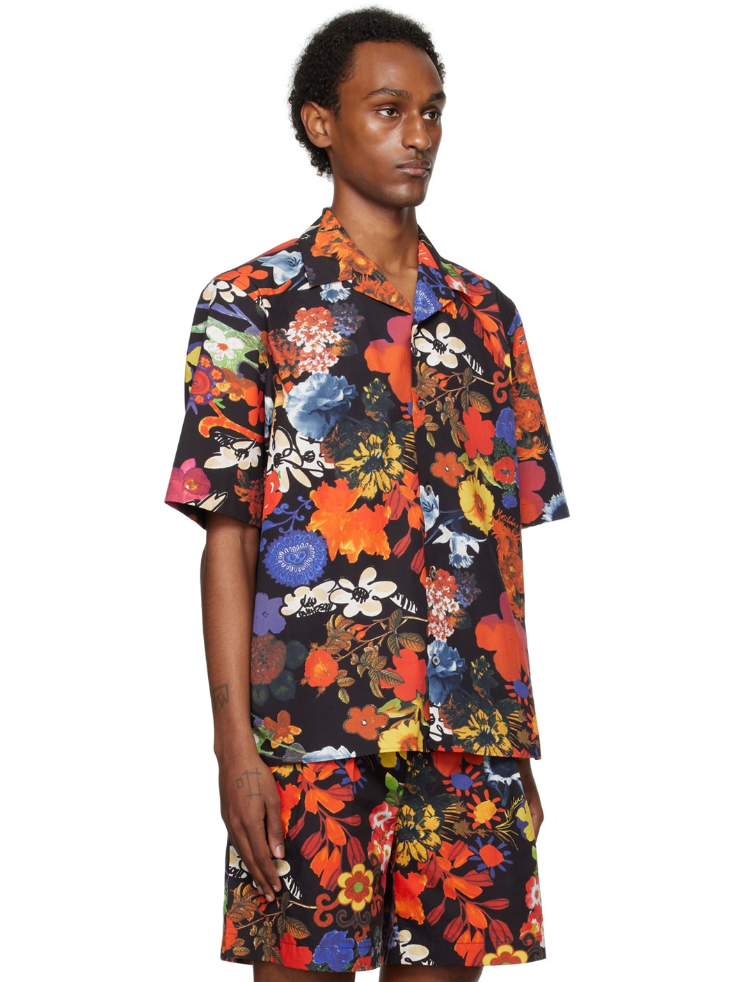 Multicolor Allover Flowers Shirt - 2