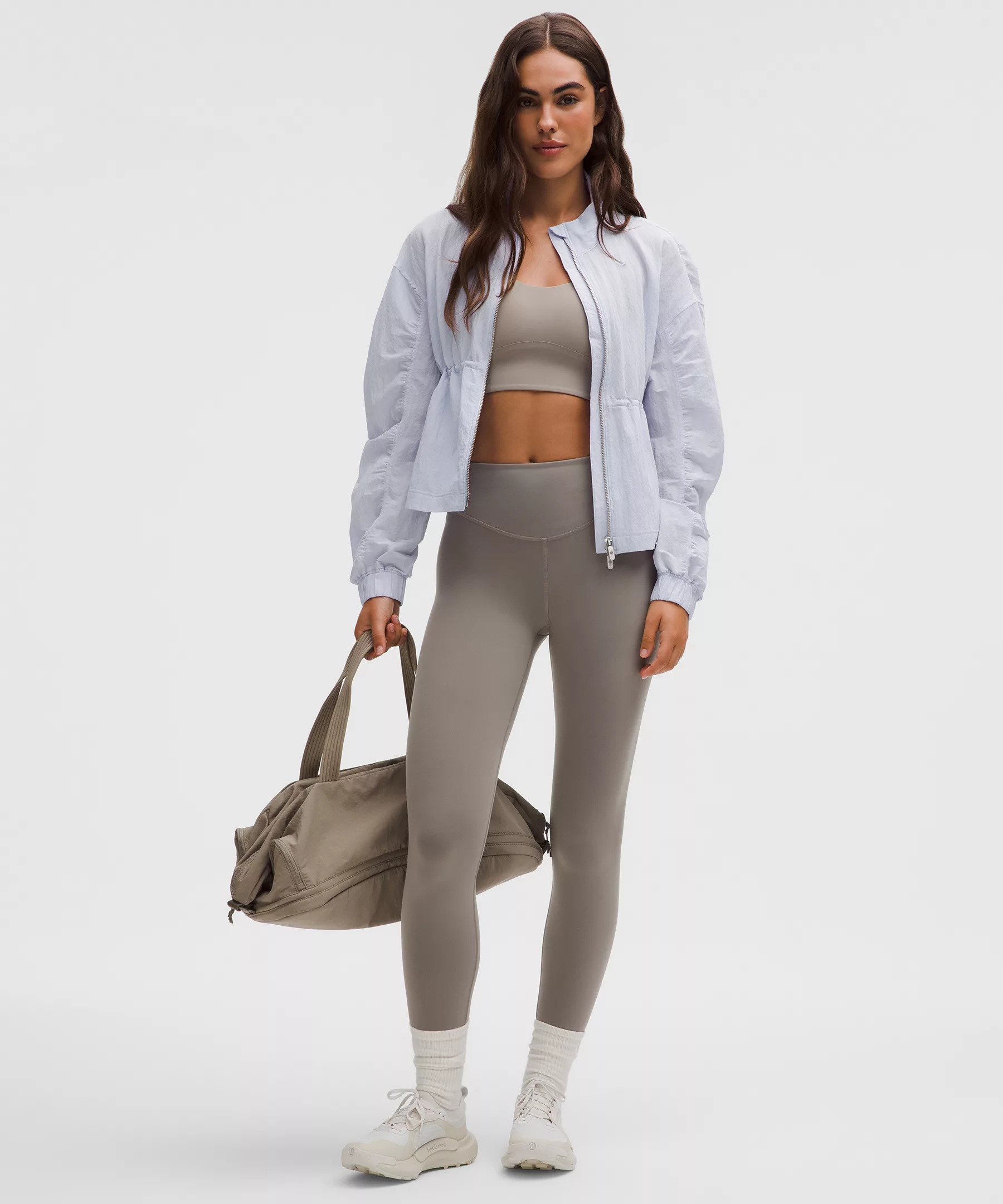 Crinkle Nylon Cinchable Jacket - 2