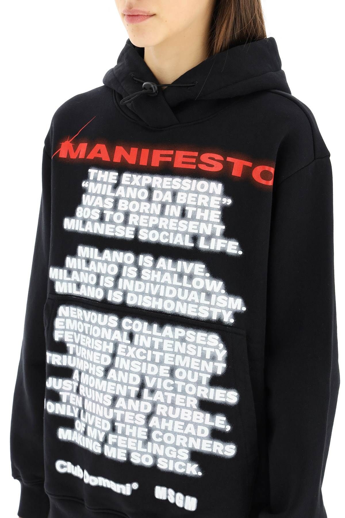 MANIFESTO PRINT HOODIE - 5