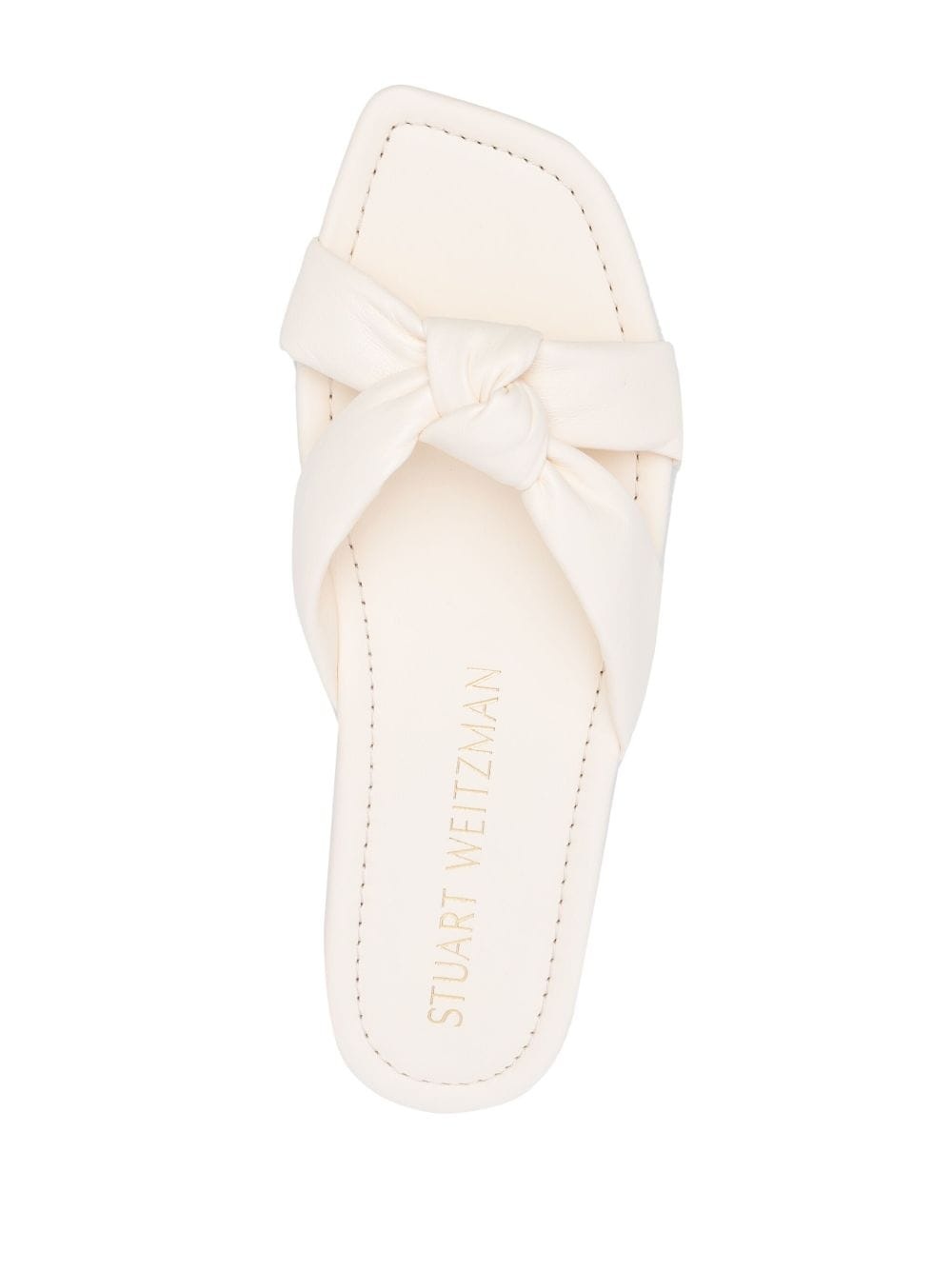 flat-sole leather mules - 4