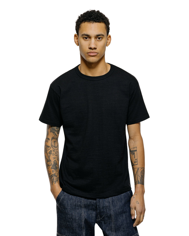 The Real McCoys MC19010 Athletic T-Shirt / Loop-Wheel Black outlook