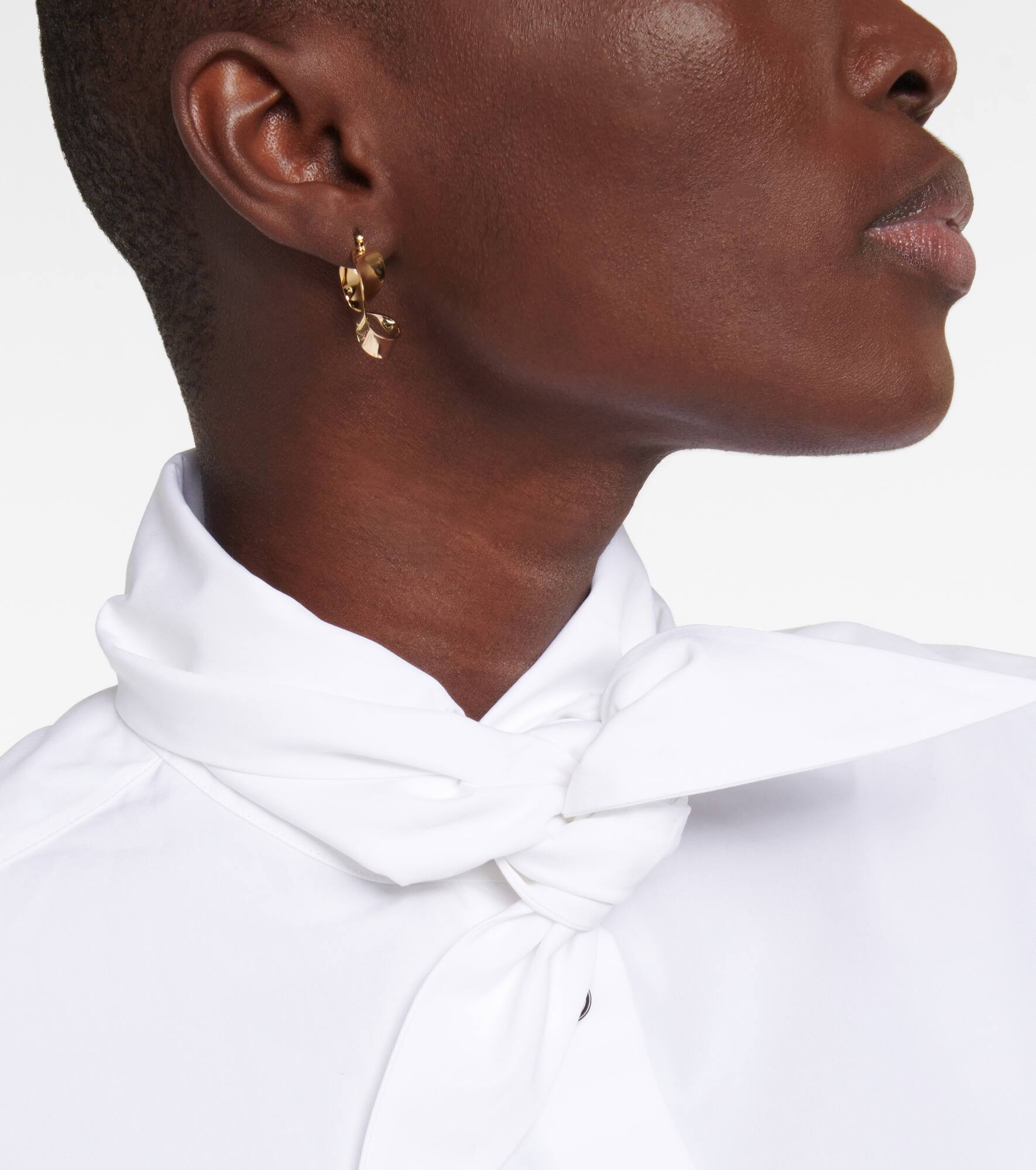 Twisted hoop earrings - 6