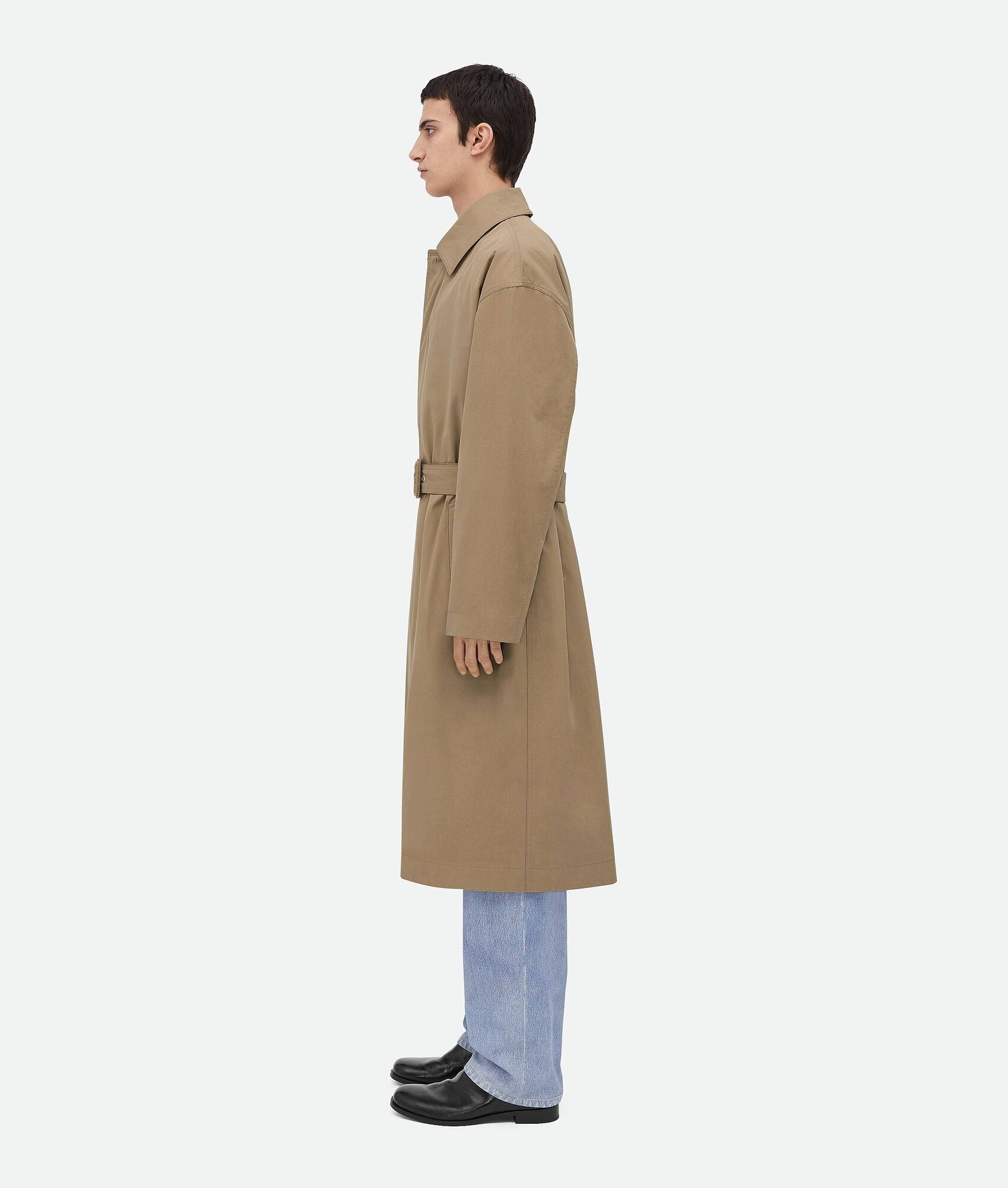 Light Cotton Twill Trench Coat - 2