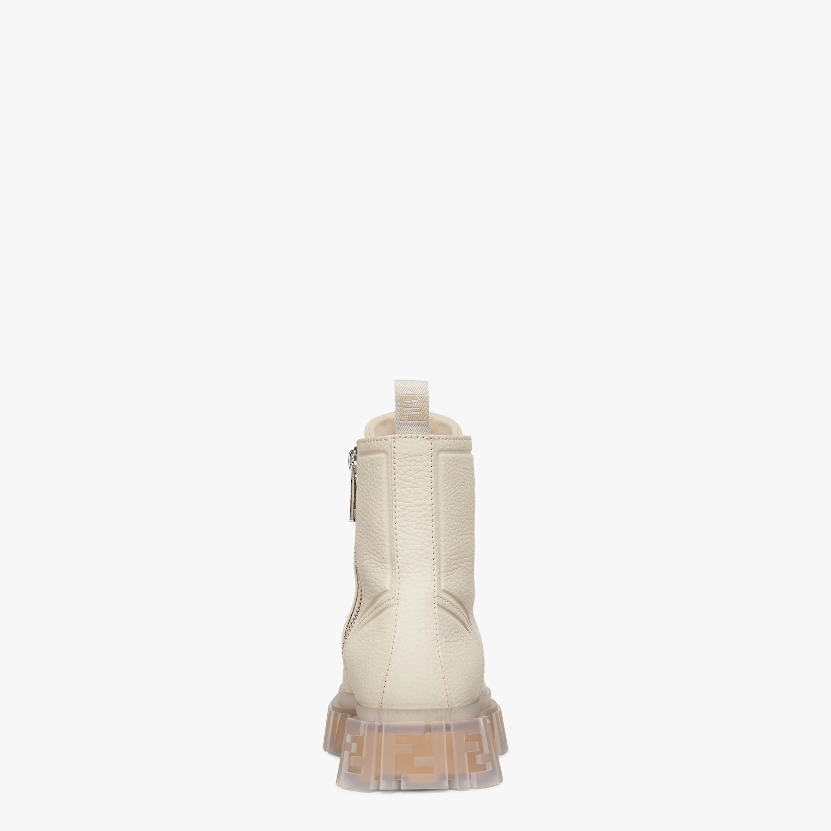 Beige leather ankle boots - 3